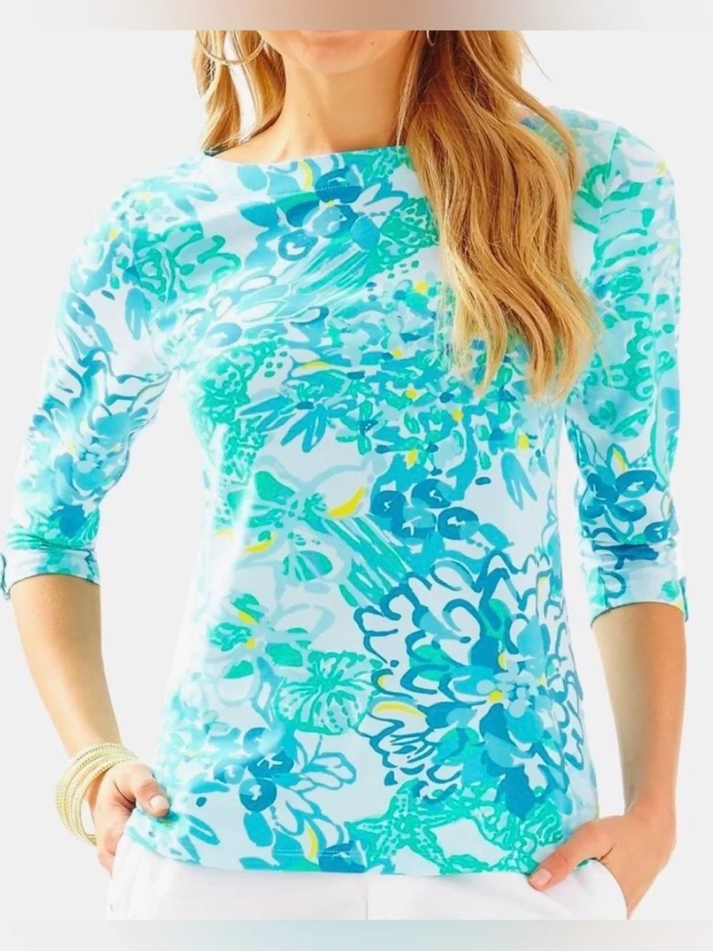 Lilly Pulitzer Juline Top Size M - Picture 1 of 5